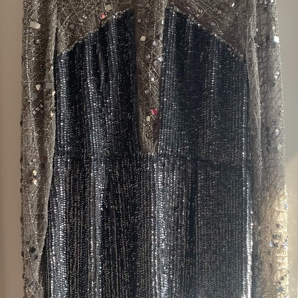 asos sequin silver dress - Picture 9 of 10